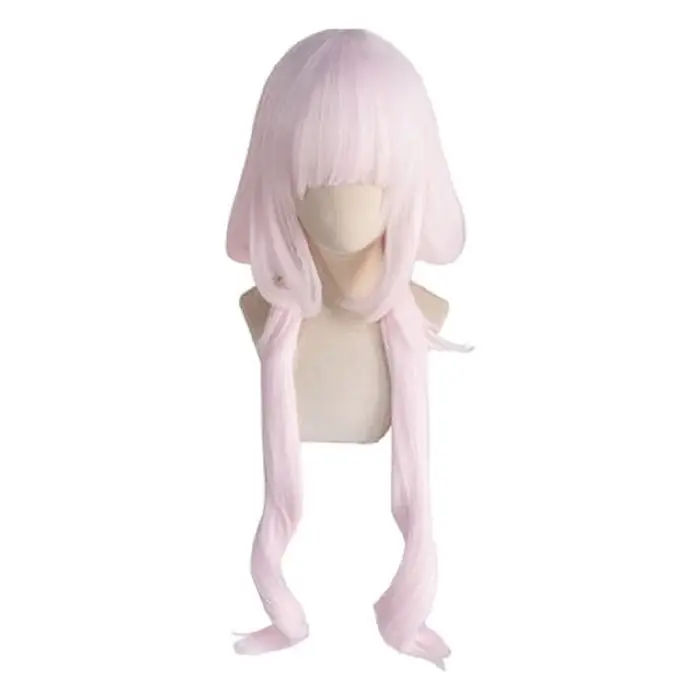 UWOWO-Perruque Cosplay Vanilla, 80cm de Long, Double Queue, Chocolat Rose Clair, Vanillaa, Perruque 