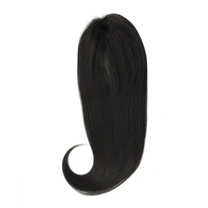 Extensions de cheveux synthétiques lisses et bouclés noirs