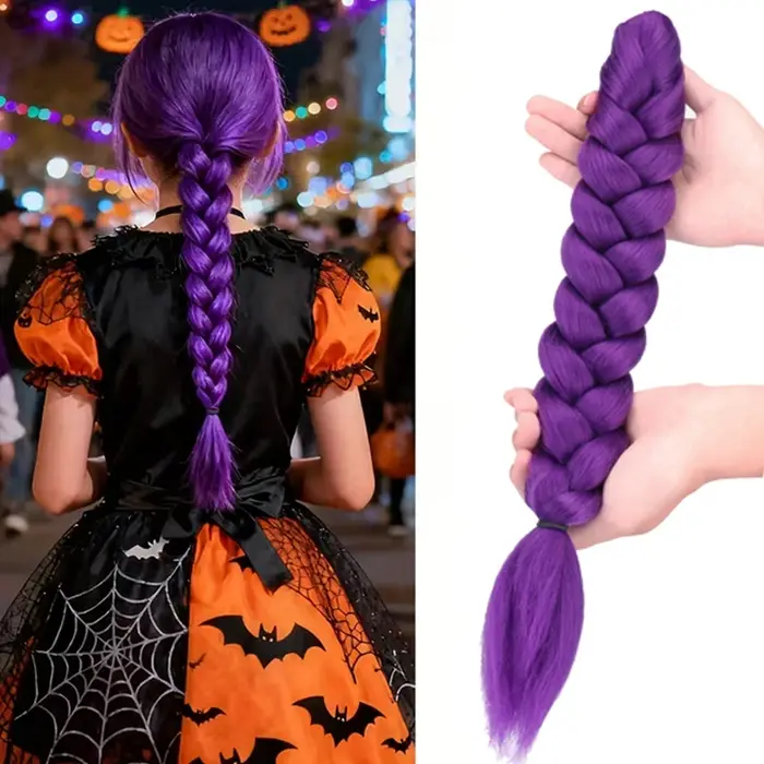 Extension de queue de cheval de Style Clip pour femmes avec pince à griffes-tresse moelleuse instantanée