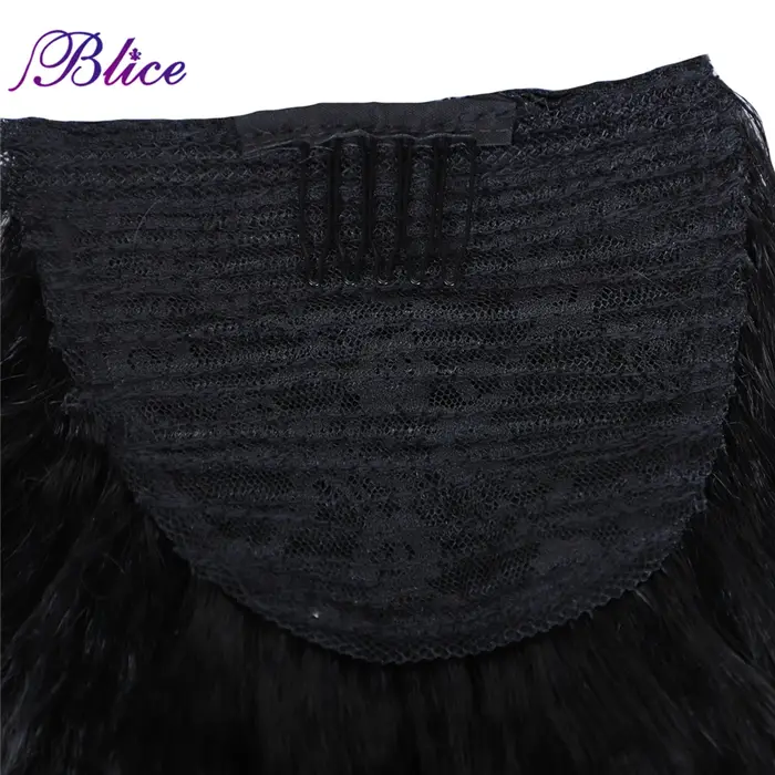 Blice-Extensions de Cheveux Synthétiques Crépus Lisses