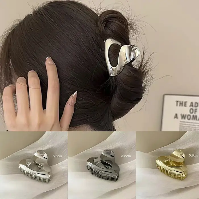 Pince à cheveux en métal