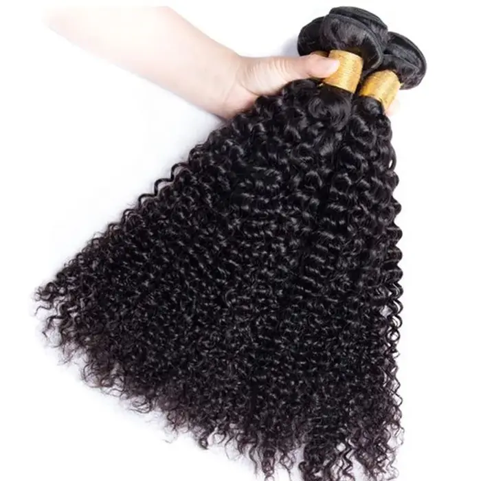 28 30 pouces Afro crépus bouclés cheveux humains Bundle Deal brésilien