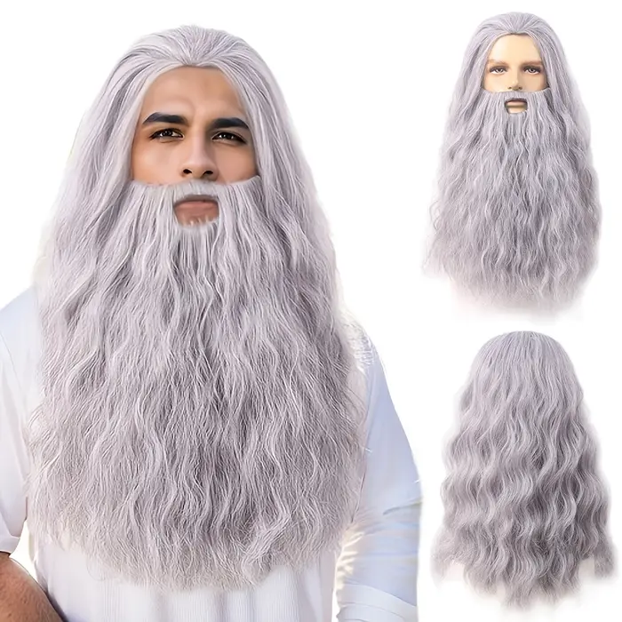 Perruque REEWES avec barbe