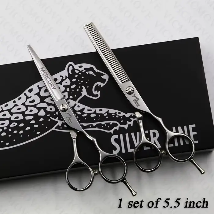 Ciseaux à cheveux professionnels 5 "/5.5"/6 "/6.5", ensemble de ciseaux de coiffure, coupe + ciseaux