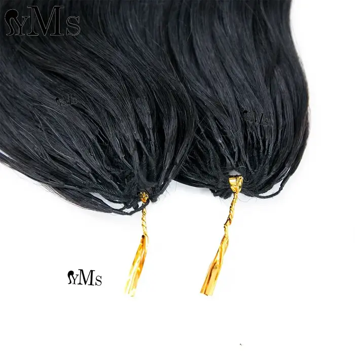 YMS 3C4A birman bouclés Invisible Crochet Extension de cheveux