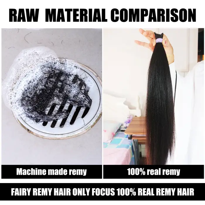 Extensions de cheveux humains Remy pré-collés