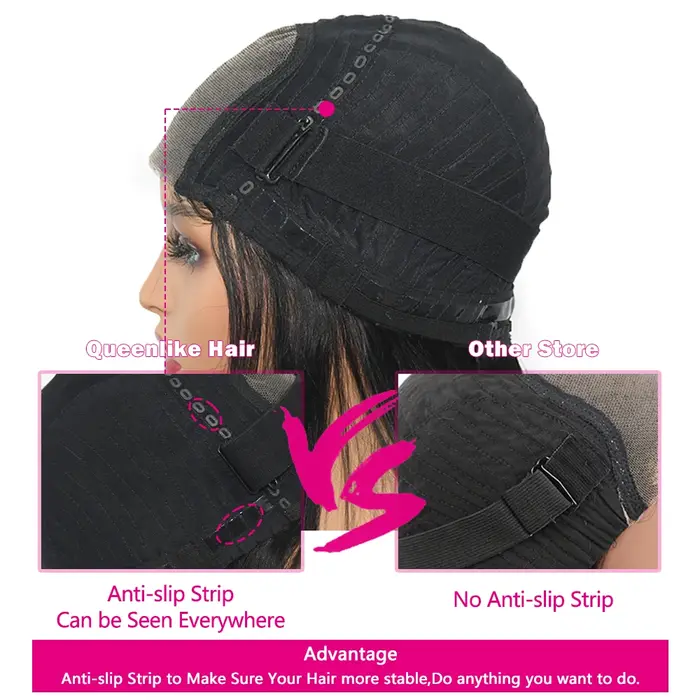 Dinner Enlike Wear and Go-Perruque sans colle pour femme