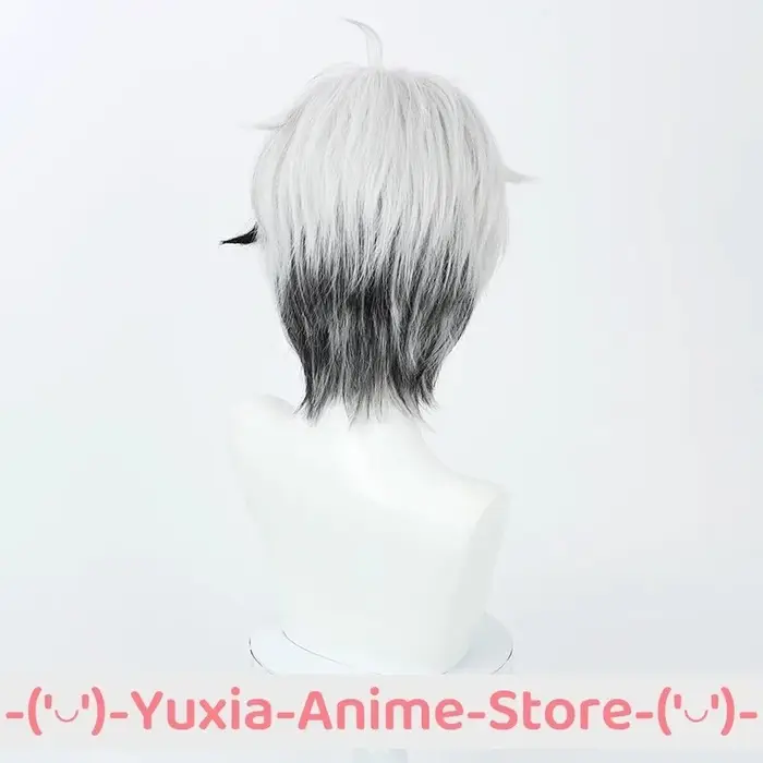 OCALOID V FLOWER V4 Cosplay perruque noir blanc Anime jeu Roleplay fête Costume accessoire perruques cheveux synthétiques fibre résistante à la chaleur