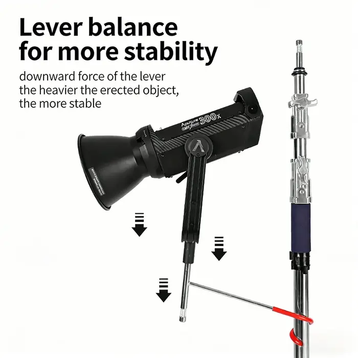 Meking H-1731 adaptateur tige d'extension C support magique jambe rallonge pôle extérieur