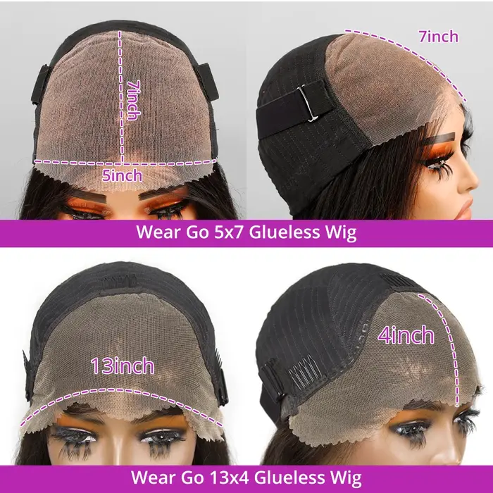 Perruques Bob de cheveux humains brésiliens sans colle HD perruque avant en dentelle sans colle os c