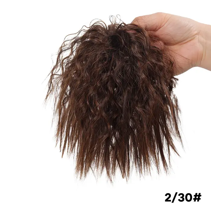 Synthetic wool curly short