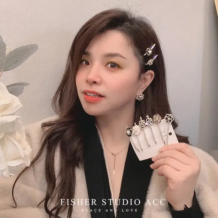 Épingles à cheveux tendance fleur