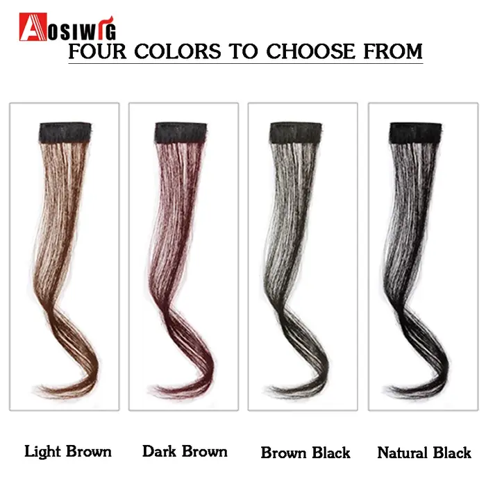 Synthèse Frange Perruque Extensions de Cheveux