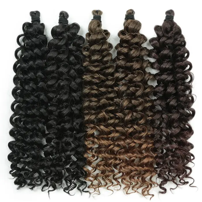 Cerise Curl cheveux 10 pouces synthétique tressage