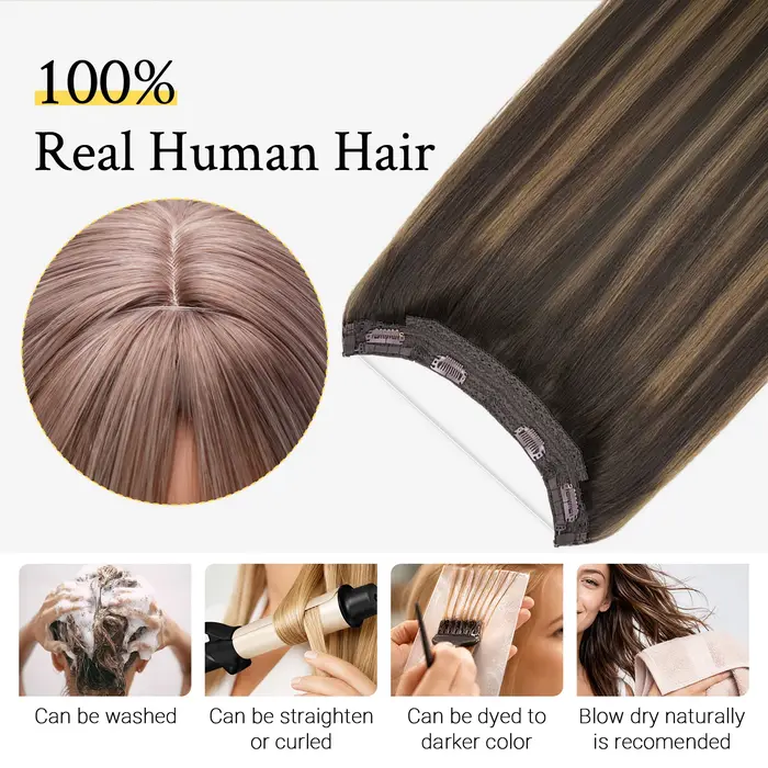 Extensions de cheveux en fil