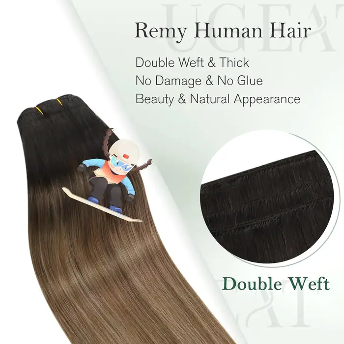Ugeat coudre dans les Extensions de cheveux
