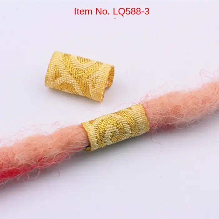 Lot de 10 clips miniatures en tissu pour tresses