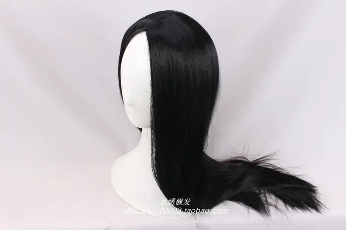 Perruque de Cosplay de Famille Addams pour Femme