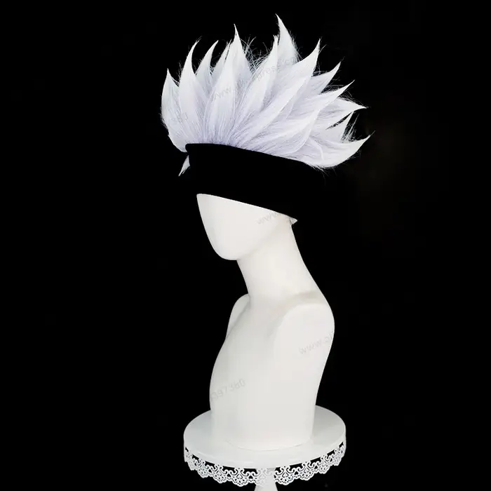 Perruque de Cosplay Anime Gojo Satoru
