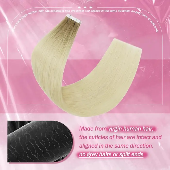 Injection Tape-in Extensions de cheveux 100%
