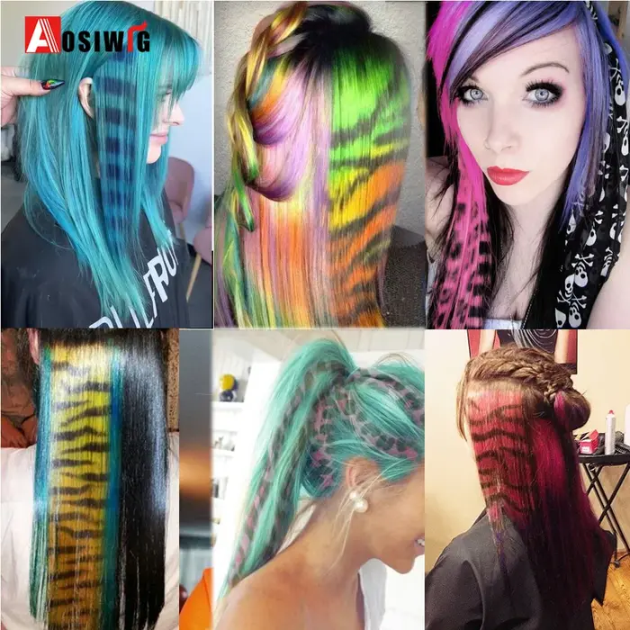 Extensions de cheveux en plumes pour femmes