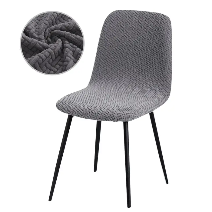 Housse de chaise en velours de qualité supérieure