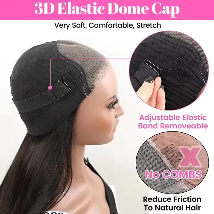 Perruque Brésilienne Naturelle Remy Cheveux Crépus Bouclés