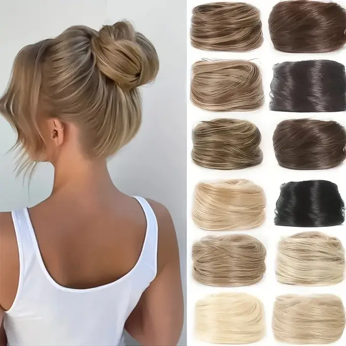 Chignons cheveux humains queue de cheval postiche