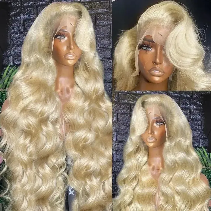 613 Hd dentelle frontale perruque 13x6 perruques de cheveux humains vague de corps 30 pouces 250 den