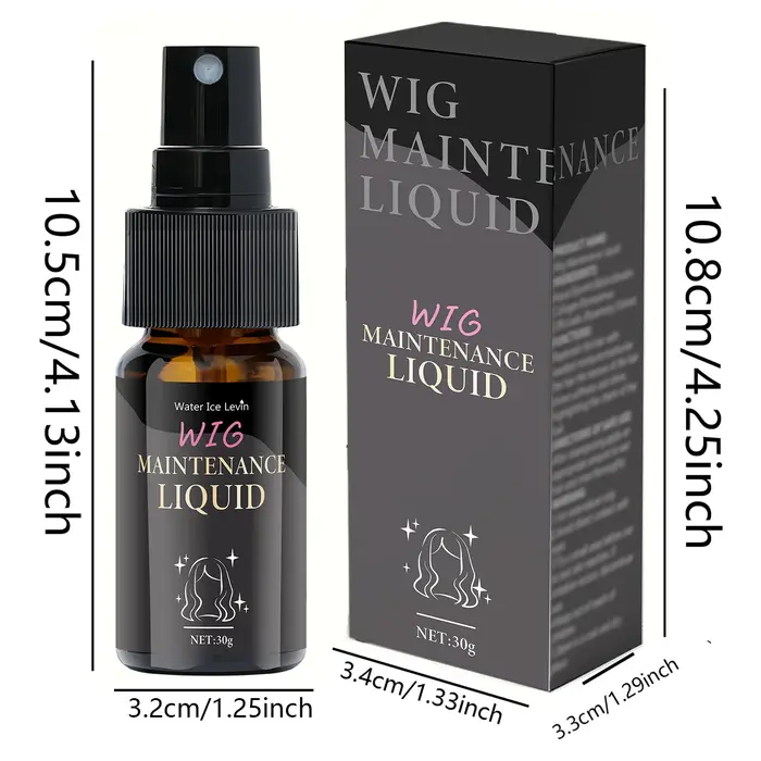 Spray démêlant pour perruque sans rinçage Water Ice Levin – Entretien et lissage instantanés pour perruques sans