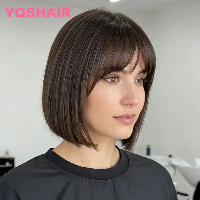 Perruque 100% cheveux humains pour femmes