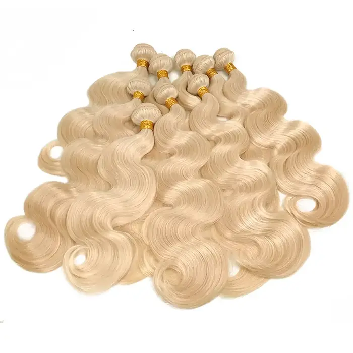 Tissage en lot brésilien 100% naturel Body Wave blond 613