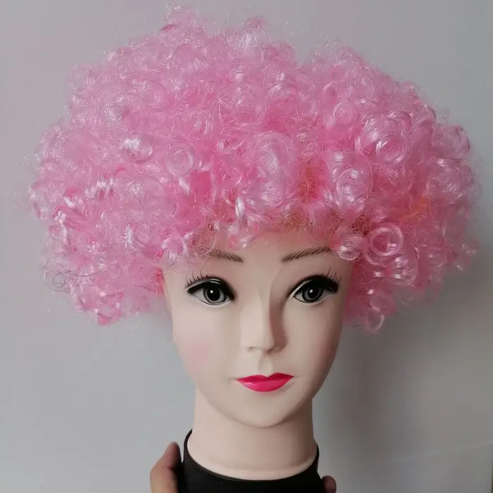 Perruque de Cosplay bouclée pour femmes