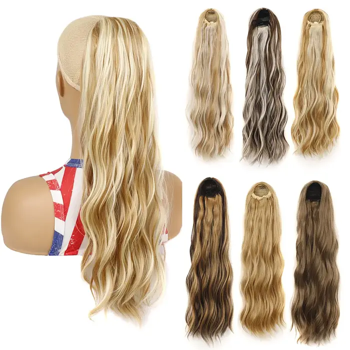 Jeedou – extension de cheveux synthétiques ondulés longs à deux tons