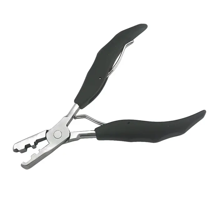 Pince de qualité professionnelle pour extensions de cheveux à la kératine