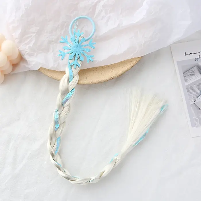 Princesse tresse Elsa bandeau postiche Cosplay perruques tressées pour Elsa habiller ensemble pour e