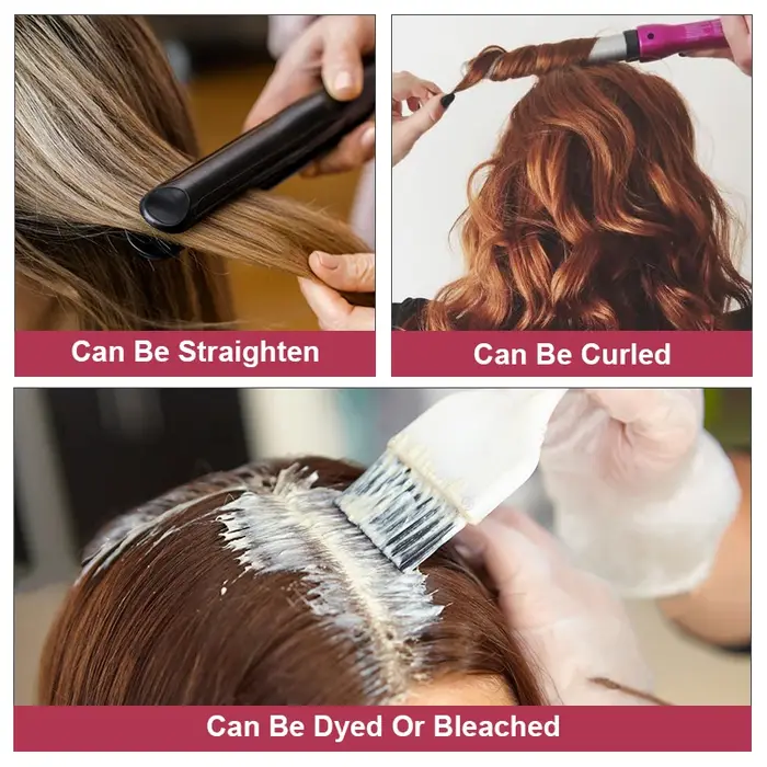 Extensions de cheveux à pointe plate