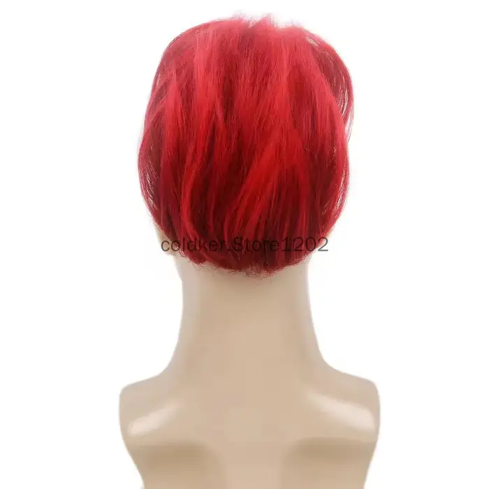 Perruque synthétique Punk Mohawk pour hommes