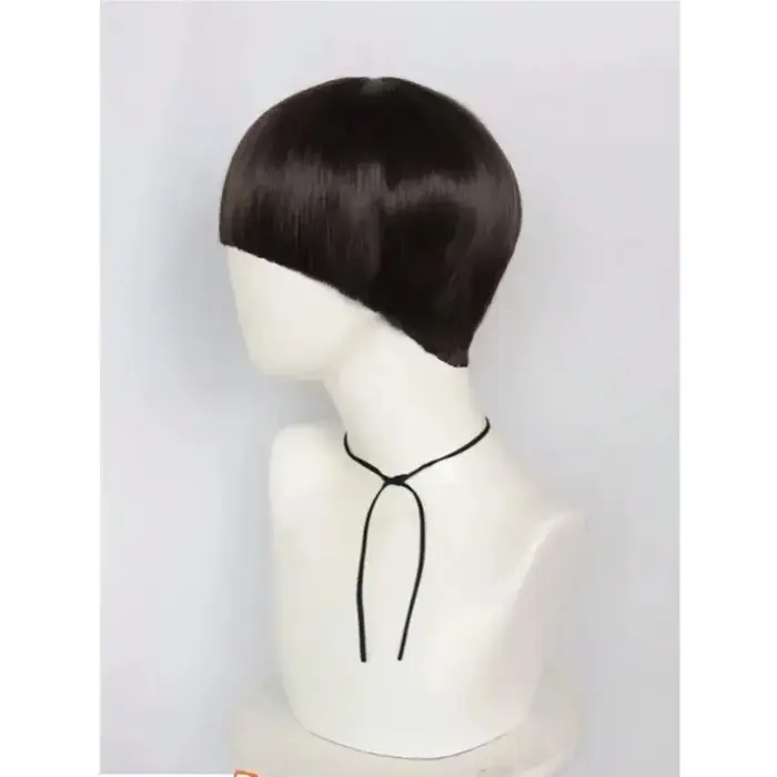 Perruque de cosplay courte marron pour hommes