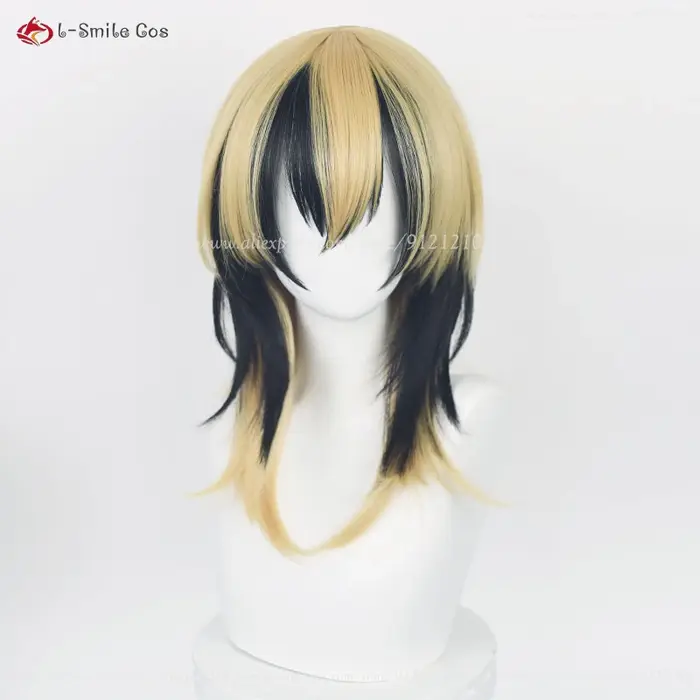 Perruque de Cosplay synthétique Rindou Haitani Ran Haitani