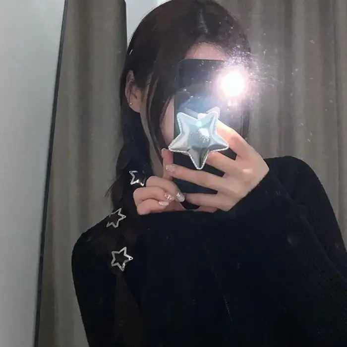 31BB 50 pièces pince à cheveux étoile élégante sophistiquée avec des motifs d'étoiles portable pour 