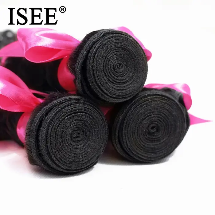 Extension de cheveux mongoliens 100% naturels-ISEE HAIR