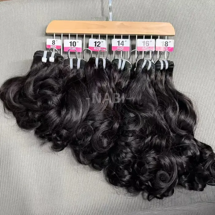Extensions de cheveux humains vierges indiens de 8 à 18 pouces pour tissage, mèches lâches et rebond