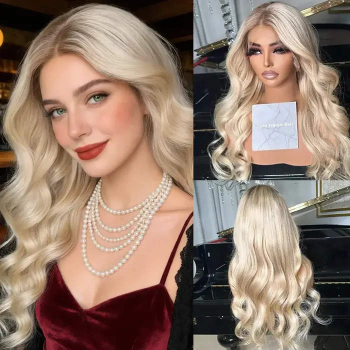 Perruque synthétique HD Lace Front 13x4