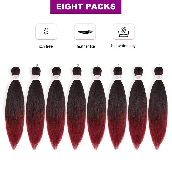 Extensions de cheveux tressés pré-étirés pour tresses africaines