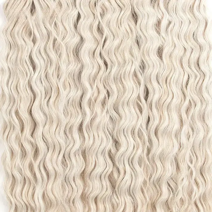 Ariel synthétique torsion Crochet cheveux 22 pouces 300g vague d'eau Extensions de cheveux Ombre Blo