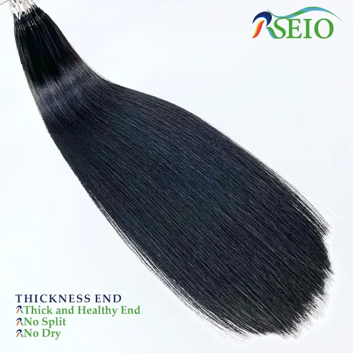 RSEIO plume nouvelles extensions de cheveux droite naturel réel