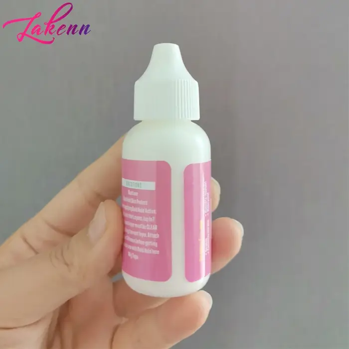 Colle pour perruque en dentelle-1.3Oz, liquide imperméable, colle Invisible pour perruques, longue d
