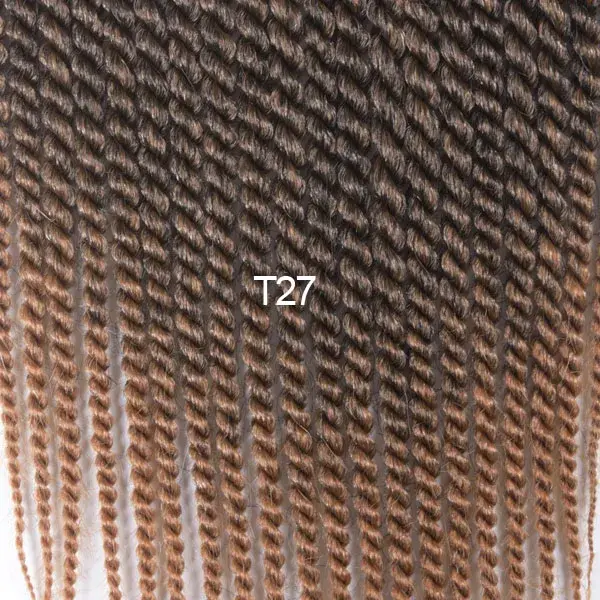 TOMO – Extensions capillaires synthétiques torsadées sénégalaises, tresses au Crochet en Fiber de ba