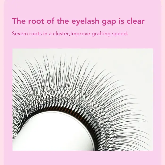 DIYDAY Nouveau Style Extensions de Cils 5D en Forme de W Différentes Longueurs Faux